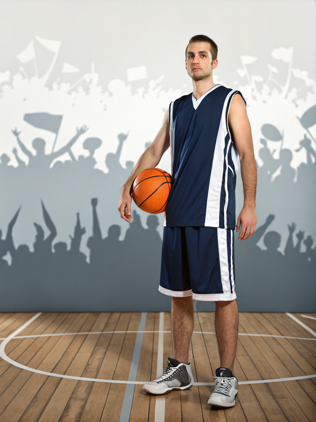 Basketball player illustration